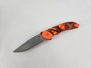 NNÓŻ BUCK BANTHAM CAMO ORANGE (10317)